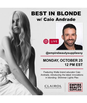 Instagram Live w/ Caio Andrade - Wella brand educator