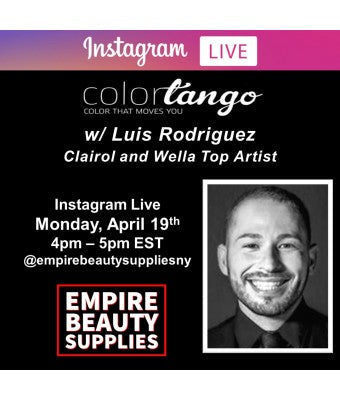 Instagram Live w/ Luis Rodriguez - Top Wella Artist