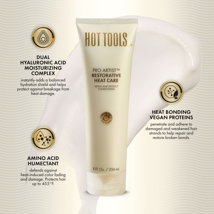 Hot Tools Pro Artist Restorative Heat Care Repair &amp; Protect Conditioner 8oz