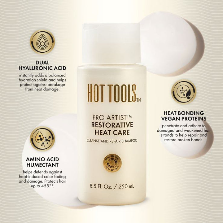 Hot Tools Pro Artist Restorative Heat Care Cleanse &amp; Repair Shampoo 8.5oz