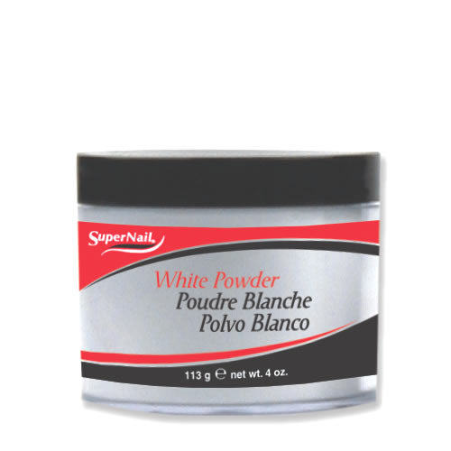 Supernail White Acrylic Powder 4oz 
