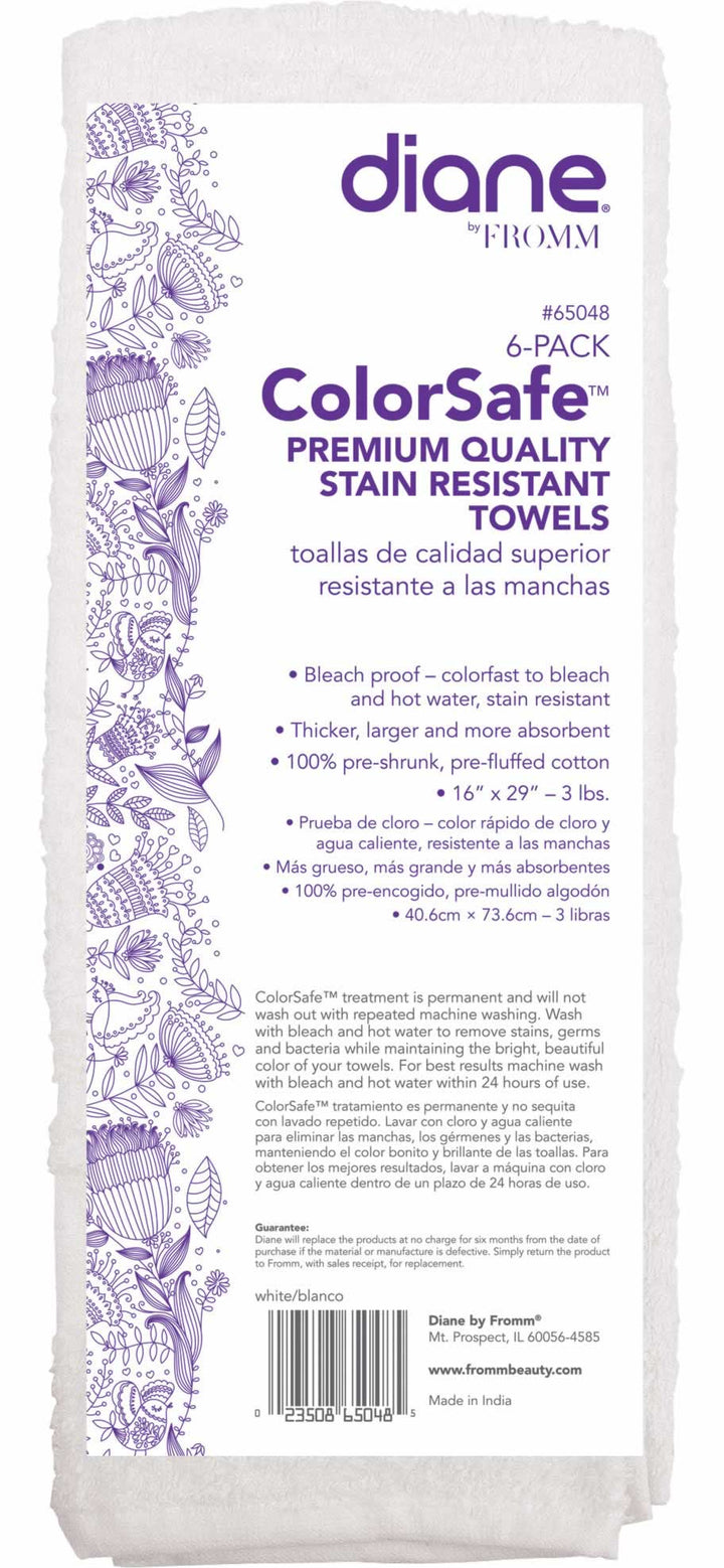 Diane Colorsafe Towels 6pk