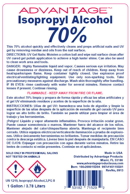 Advantage 70% Isopropyl Alcohol Gallon