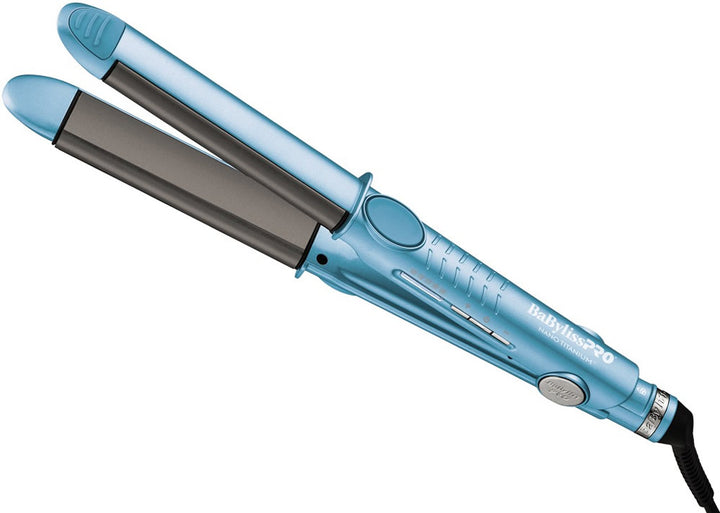 BabylissPro Nano Titanium Curved Styling Iron 1" 