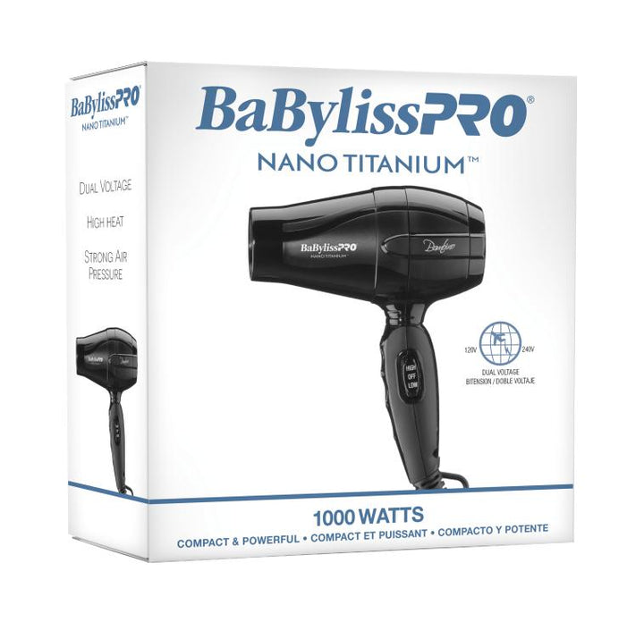 BabylissPro Nano Titanium Bambino Compact Dryer 