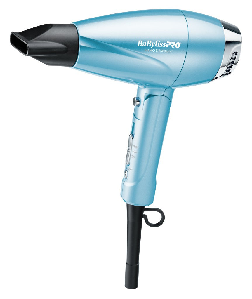 BabylissPro Nano Titanium Compact Folding Dryer 