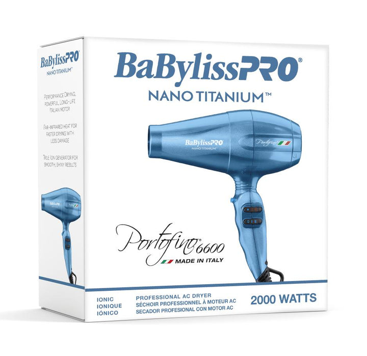 BabylissPro Nano Titanium Portofino Dryers