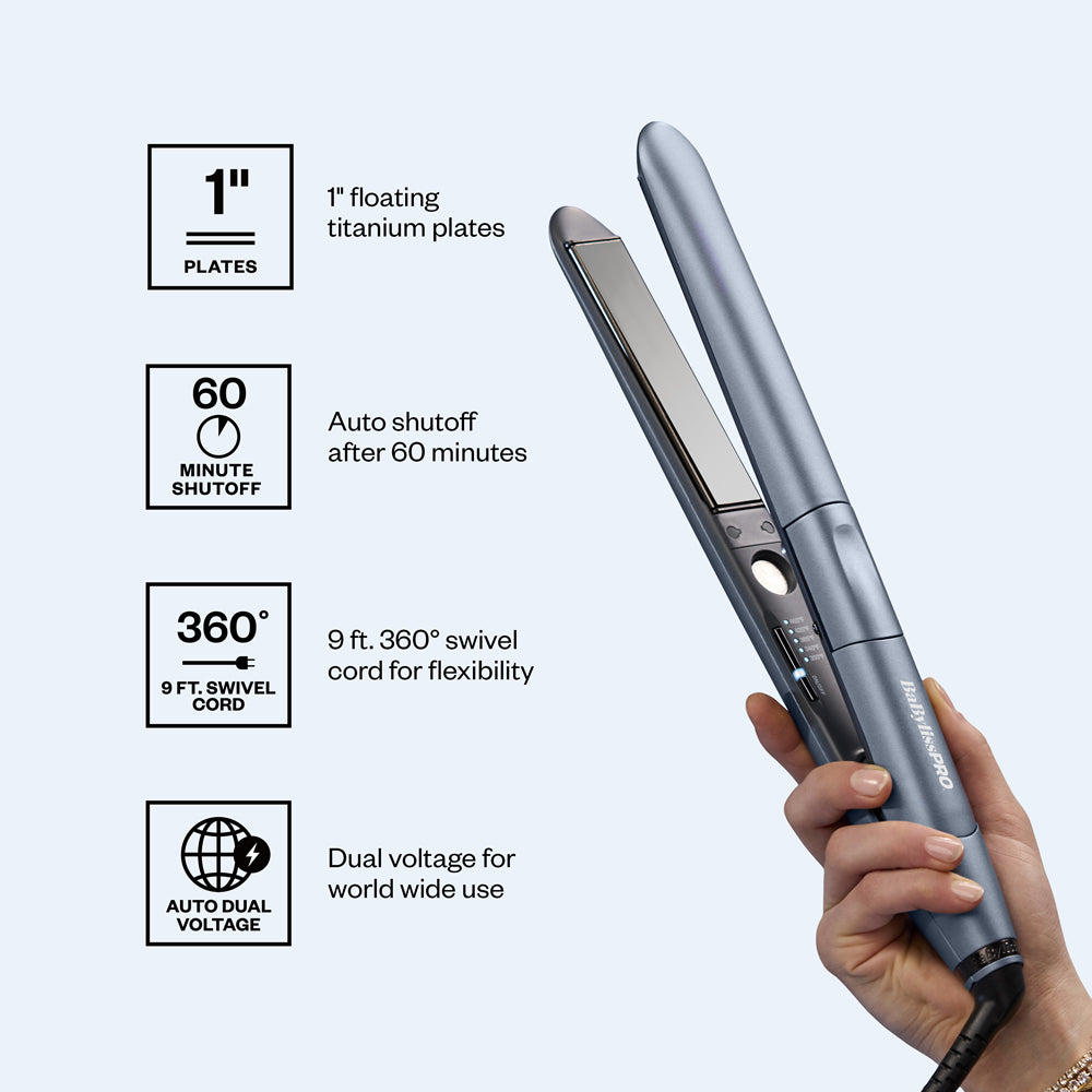 BabylissPro TrueTension Flat Iron 1" 
