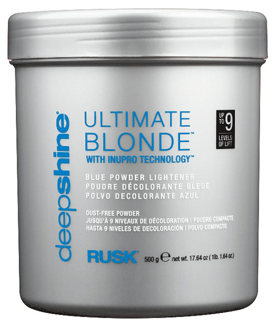 Rusk Deepshine Ultimate Blonde Blue Powder Lightener 17.64oz