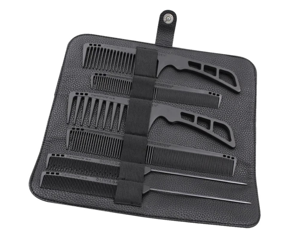 Olivia Garden CarbonLite Comb 6pc Pouch 