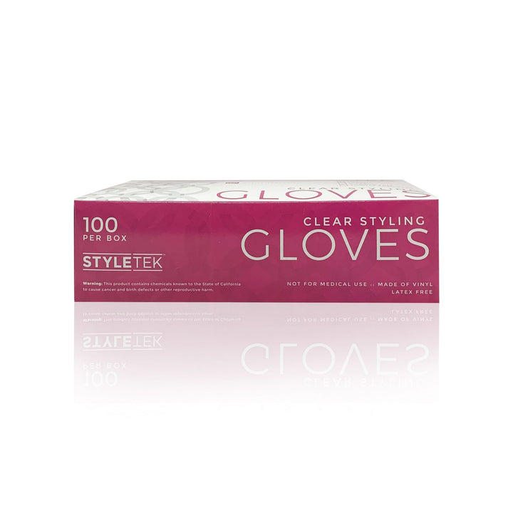 Styletek Clear Powder Free Vinyl Gloves