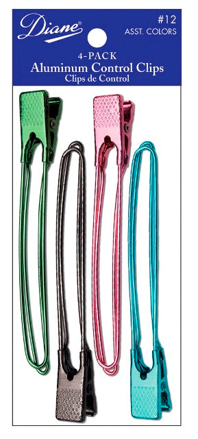 Diane Control Clips Aluminum 4pk 