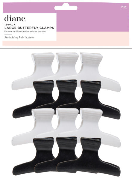 Diane Large Butterfly Clamps 12pk 