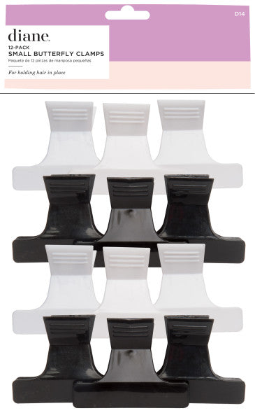Diane Small Butterfly Clamps 12pk 