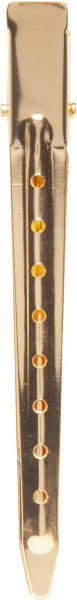 Diane Duck Bill Clips - Black &amp; Gold 12pk 