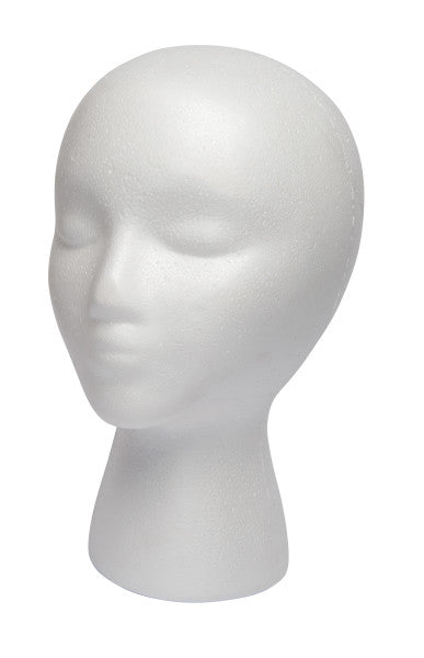 Diane White Styrofoam Head 