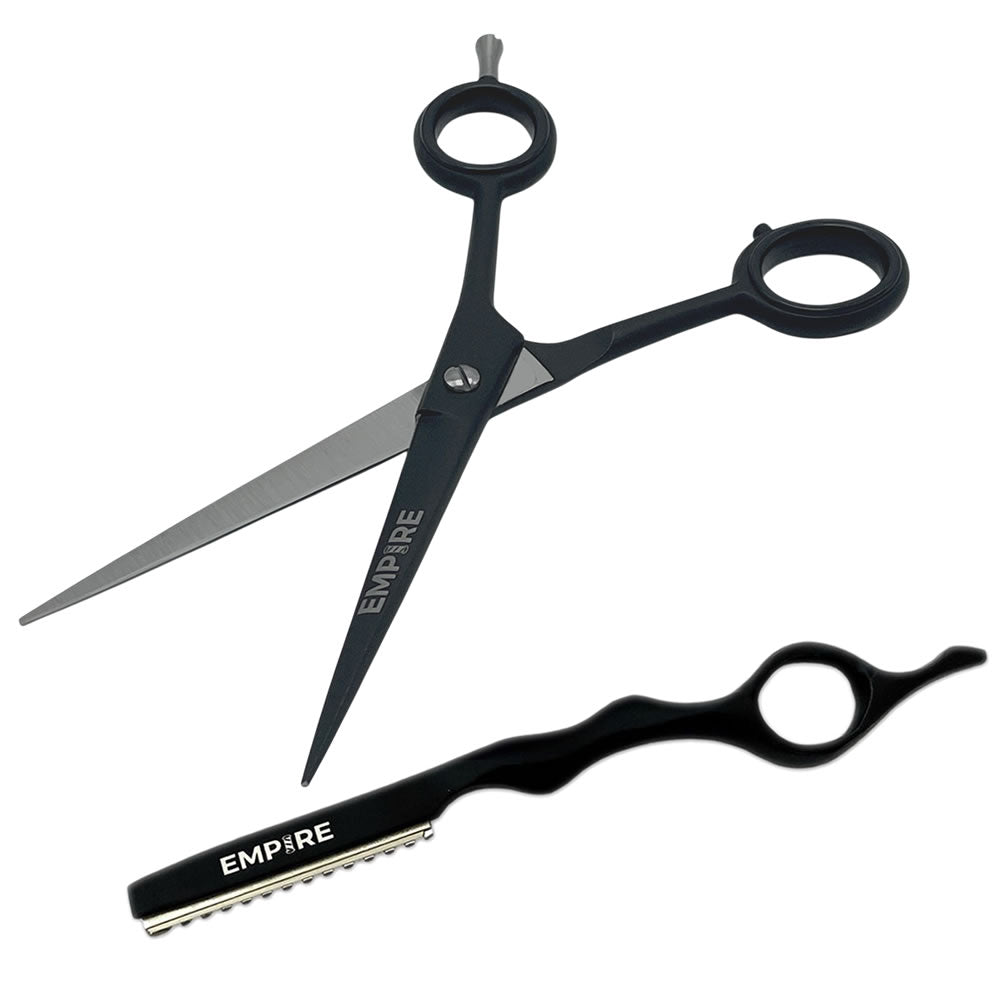 Empire Standard Shear &amp; Thinning Razor Combo 