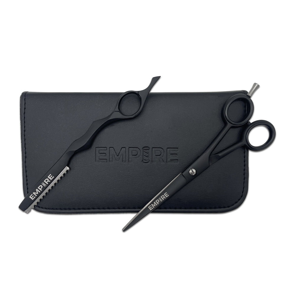 Empire Standard Shear &amp; Thinning Razor Combo 