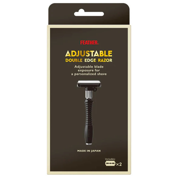Feather Adjustable Double Edge Razor Handle 