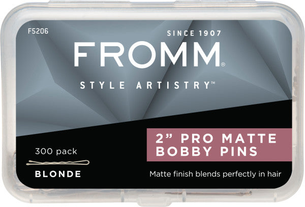 Fromm Pro Matte Blonde Bobby Pins 2" 300pk 