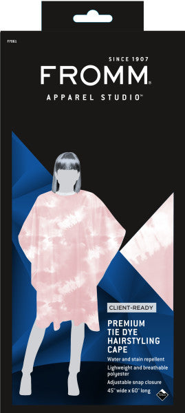 Fromm Tiedye Hairstyling Cape (Pink)  