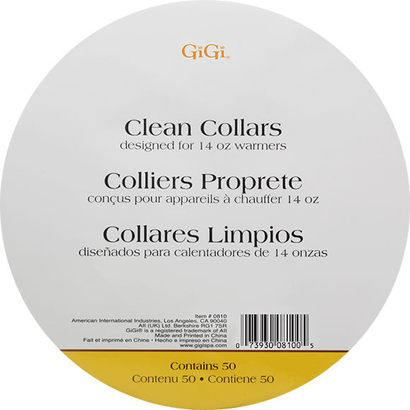 GiGi Warmer Collars for 14oz Warmer 50pk 
