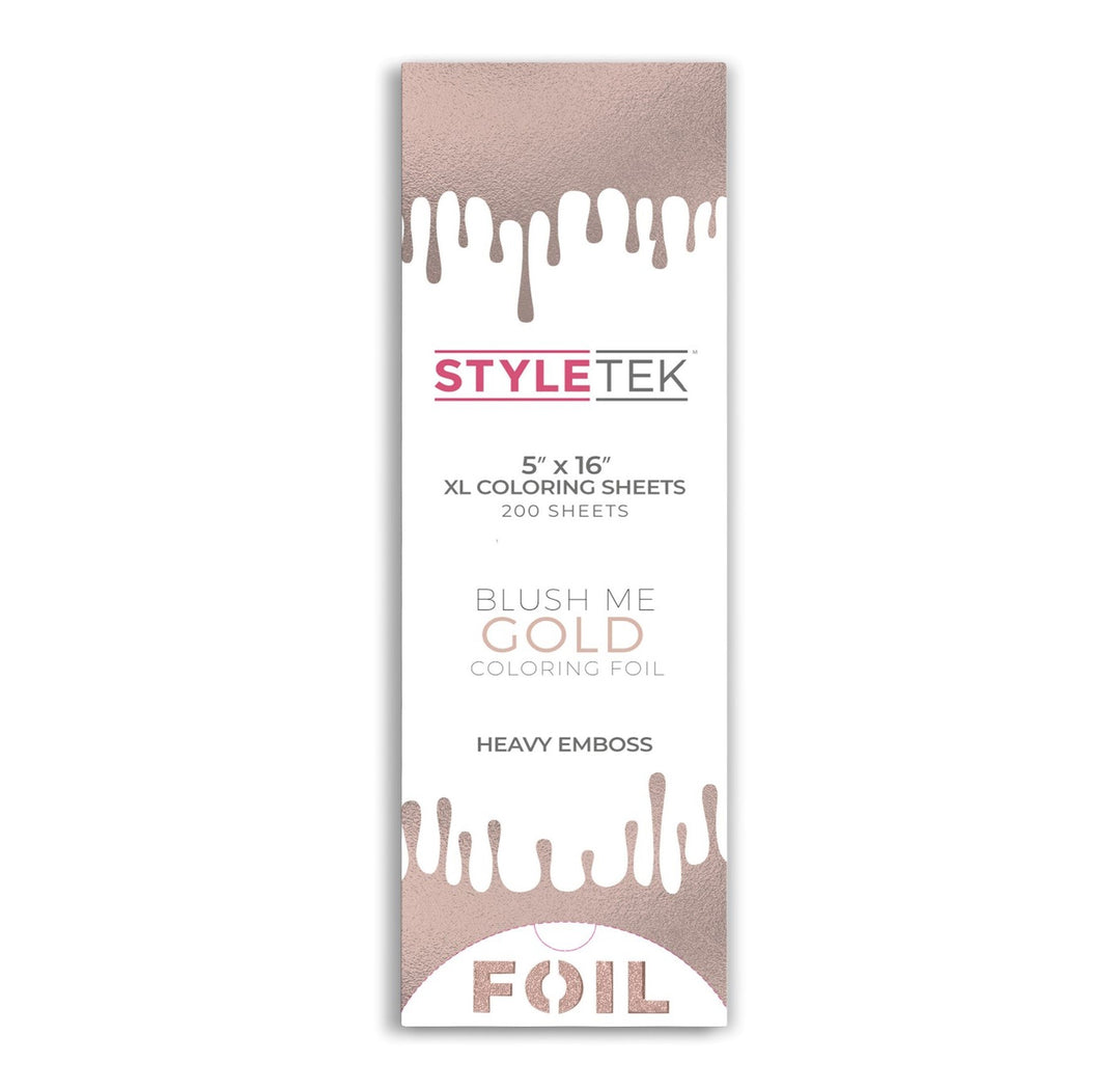 Styletek XL Embossed Foil Sheets (Rose Gold)  5"X16"