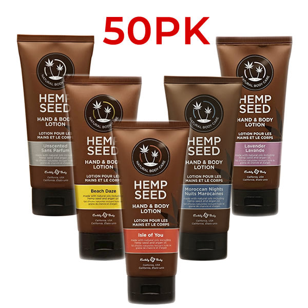 Hemp Seed Hand &amp; Body Lotion 1oz 50pk