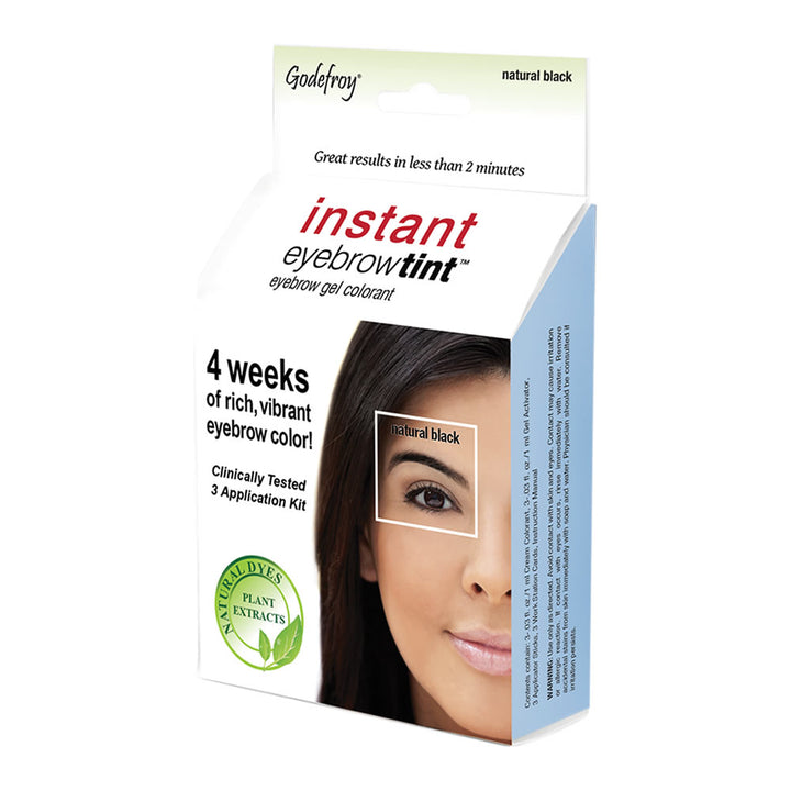 Godefroy Instant Eyebrow Tint Botanicals - 3 Application Kit
