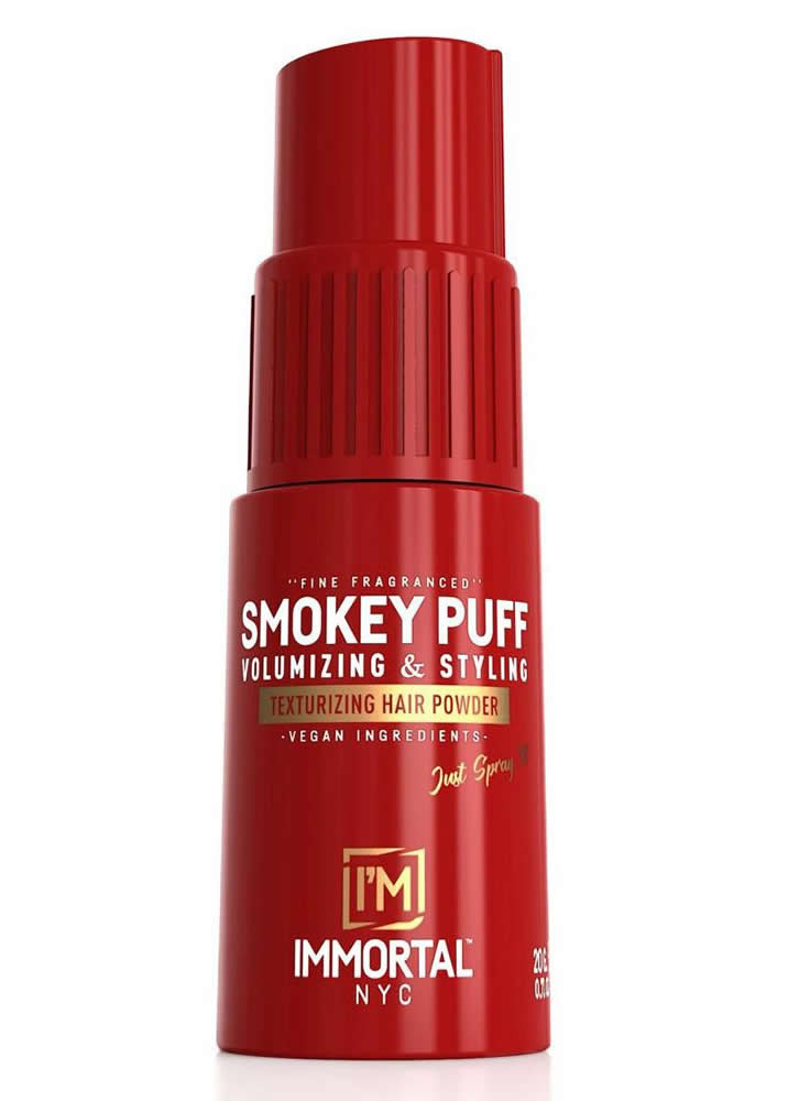 Immortal Smokey Puff Volume &amp; Styling Spray Powder 20gm (Red)