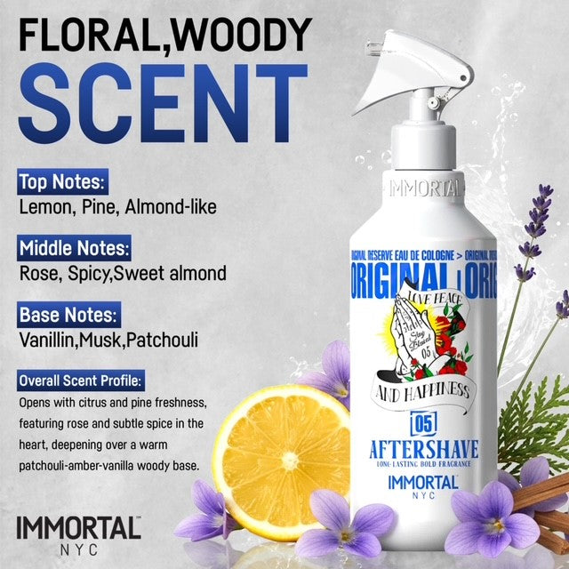 Immortal Stay Blessed 05 Aftershave Cologne 16.9oz