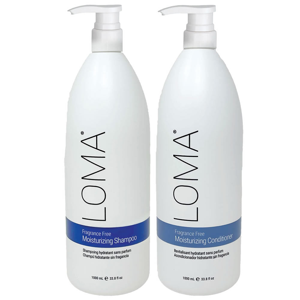 LOMA Fragrance Free Moisturizing Shampoo &amp; Conditioner Liter Duo