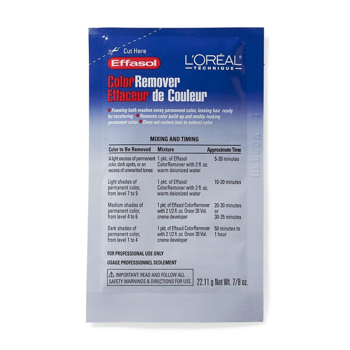 Loreal Effasol Hair Color Remover 1oz 12pk