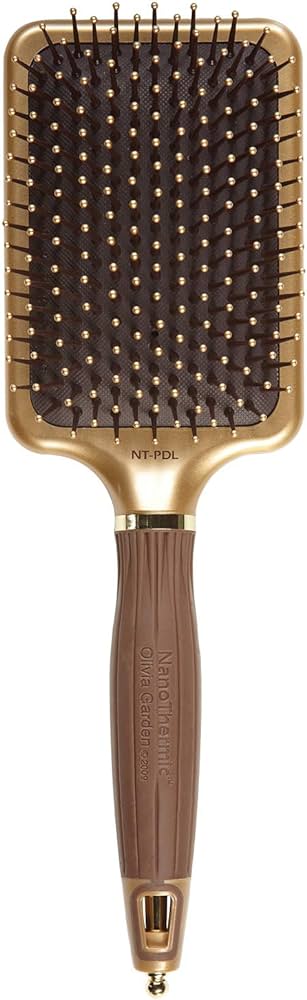 Olivia Garden NanoThermic Ceramic + Ion Paddle Brush 