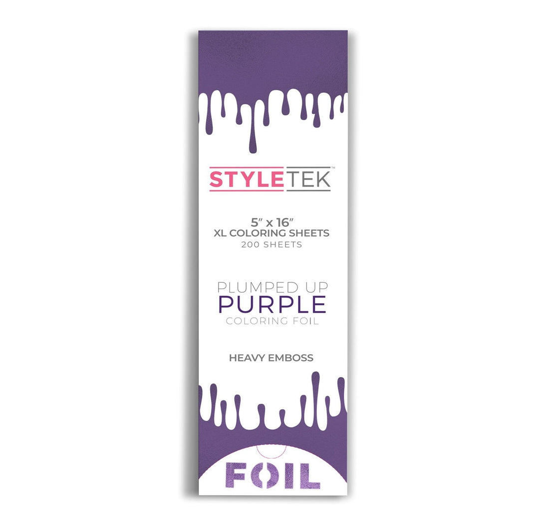 Styletek XL Embossed Foil Sheets (Purple) 5"X16"