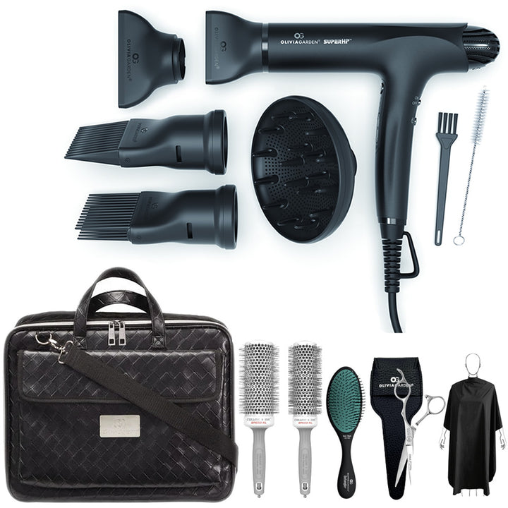 Olivia Garden Perfect Volume Stylist Tool Bag (Black)