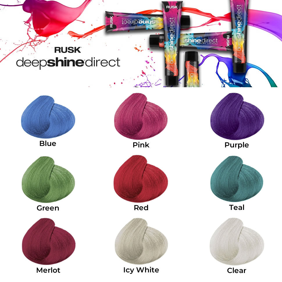 Rusk Deepshine Direct Intense Hair Color 3.4oz