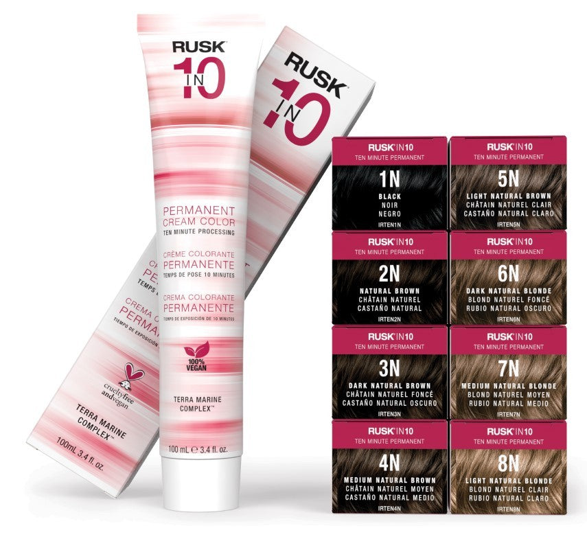 Rusk In 10 Permanent Creme Color 3.4oz