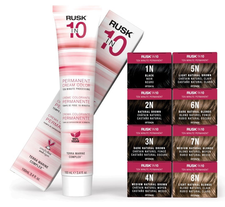 Rusk In 10 Permanent Creme Color 3.4oz