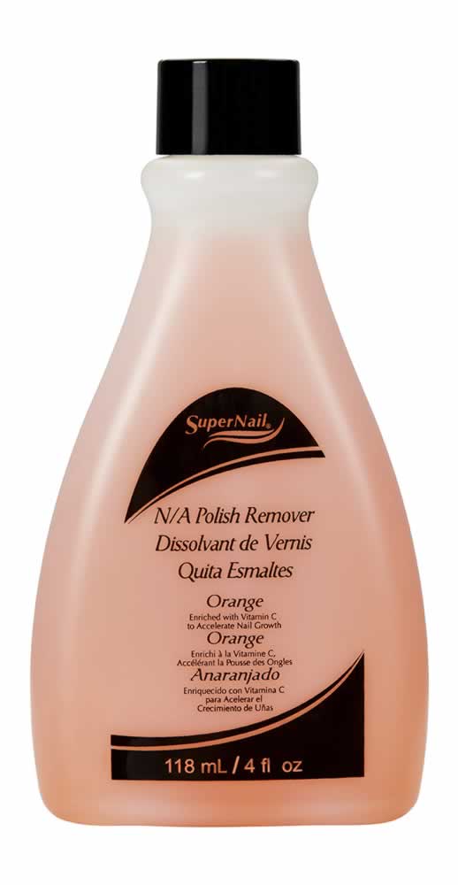 Supernail Orange Scented Non-Acetone Polish Remover 4oz 