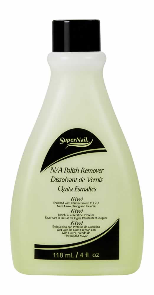Supernail Kiwi Scented Non-Acetone Polish Remover 4oz 