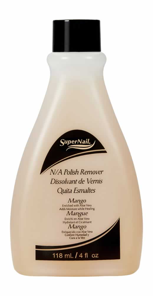 Supernail Mango Scented Non-Acetone Polish Remover 4oz 