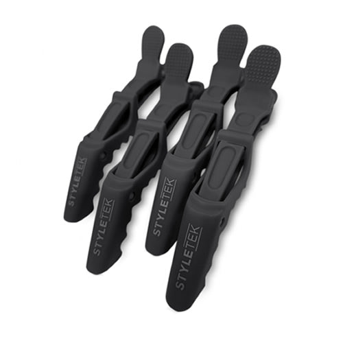 Styletek Perfect-Grip Alligator Clips 4pk - Black 
