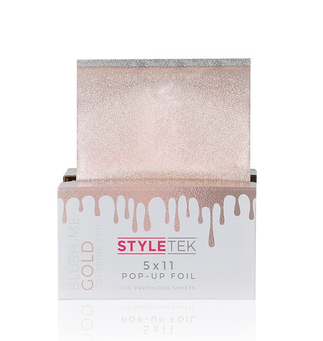 Styletek Blush Me Gold Pop-Up Foil 5"X11" (Heavy Emboss) 500ct