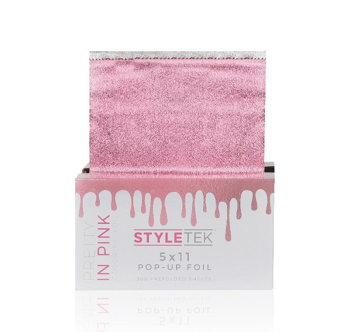 Styletek Pretty In Pink Pop-Up Foil 5"X11" (Heavy Emboss) 500ct