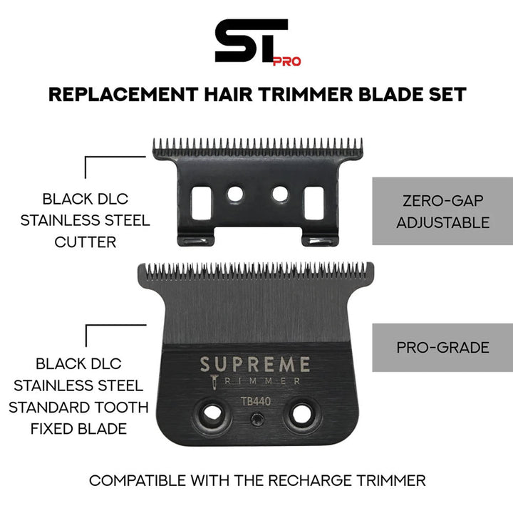 Supreme Recharge Trimmer Standard Replacement Blade 