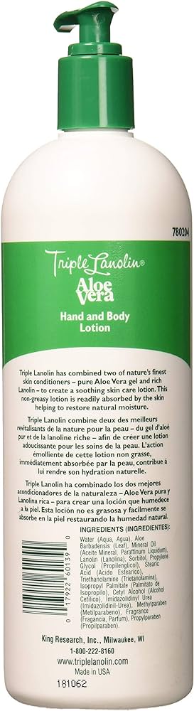 Triple Lanolin Hand &amp; Body Lotion 20oz