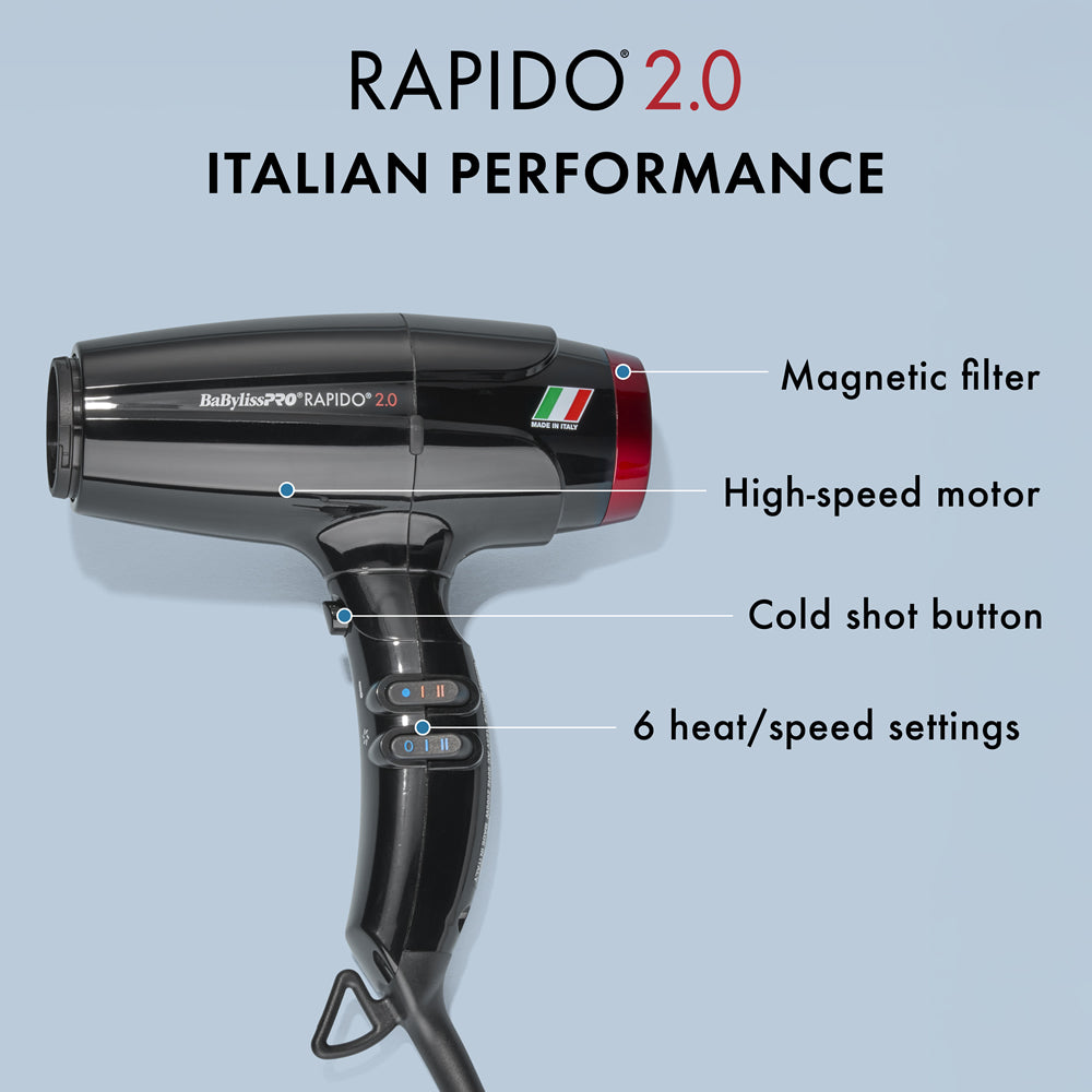 BabylissPro High Speed Rapido 2.0 Dryer 