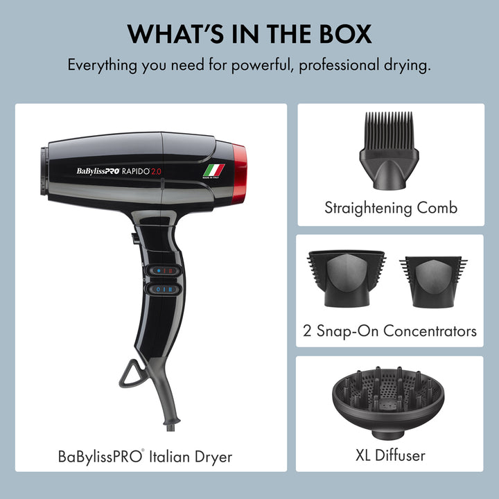 BabylissPro High Speed Rapido 2.0 Dryer 