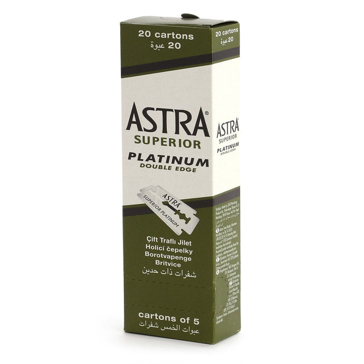 Astra Platinum Double Edge Blades 100pk
